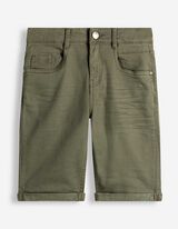 Bermuda  - Stretchanteil - dunkelgr&uuml;n