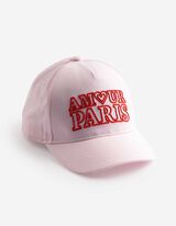 Basecap - Stickereien - rosa