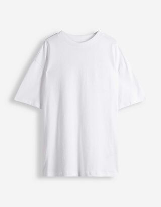 T-Shirt - Oversized Fit - wei&szlig;