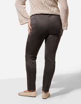Legging - Imitatie su&egrave;de - grijs