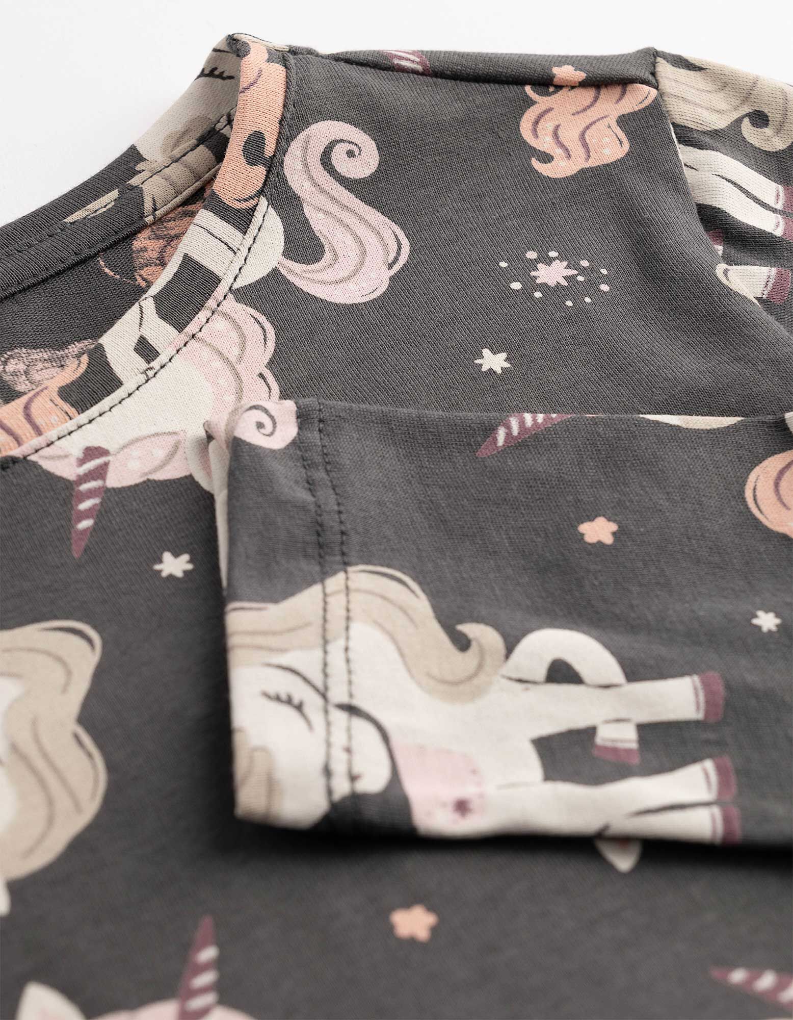Kleid - Punktemuster - Dunkelgrau
