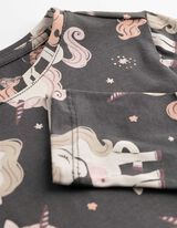 Kleid - Punktemuster - Dunkelgrau