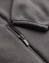 Fleecejacke - Oversized Fit - Dunkelgrau