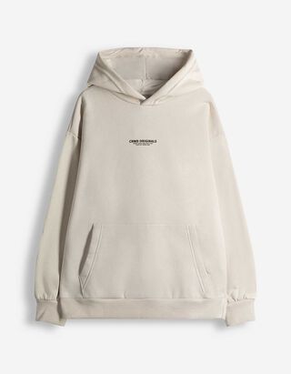 Hoodie - Kapuze - beige