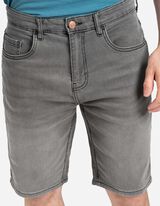 Short en jean - Gris