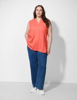 Majica na bretele - Viskoza - svetlo-crvena