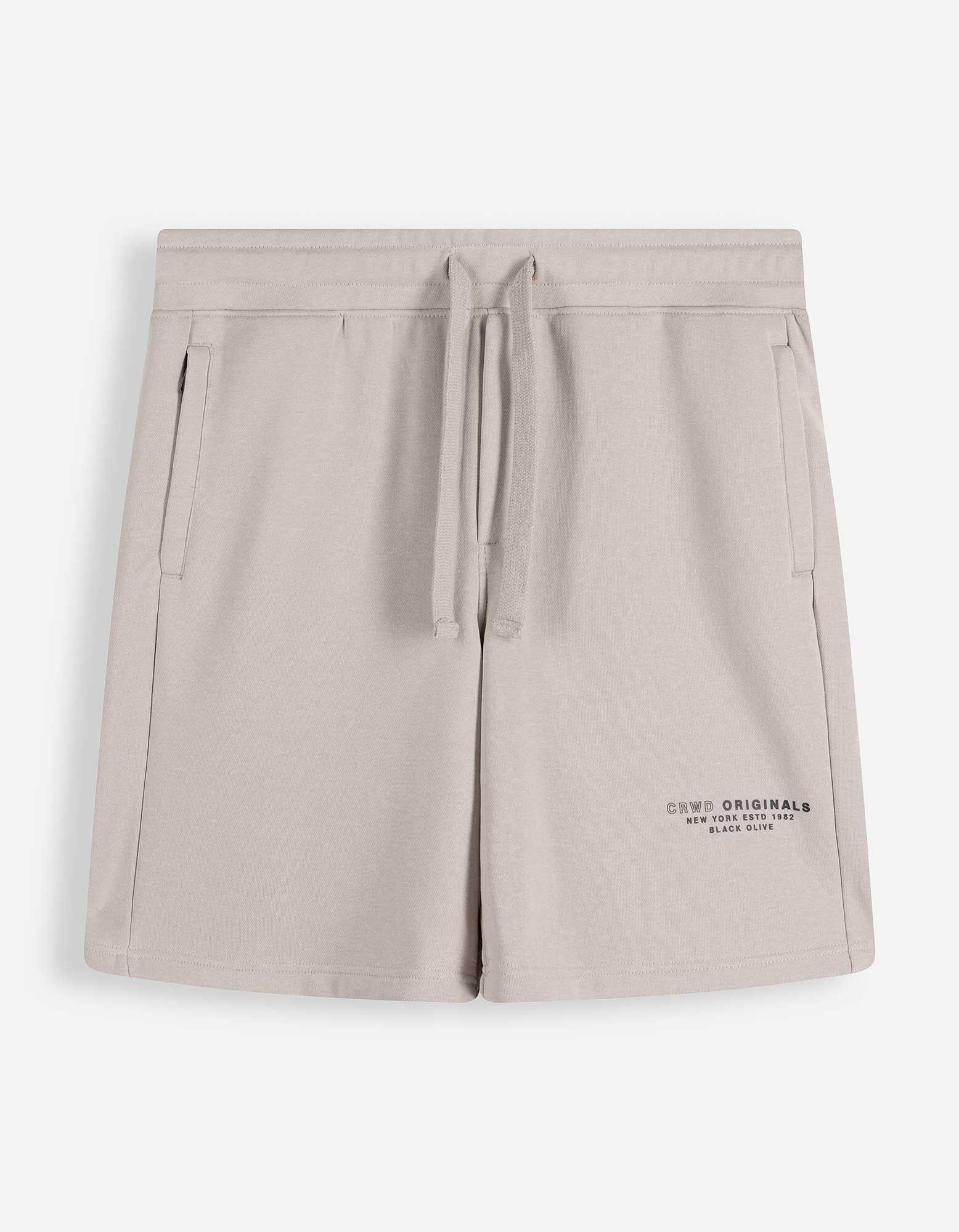 Short - Jambe large - Beige