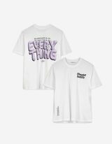 T-Shirt - Rückenprint - weiß