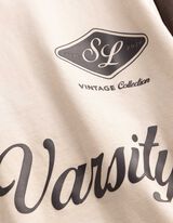 T-Shirt - Frontprint - beige