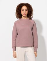 Felpa - Impronta sul retro - rosa