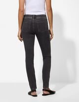 Jeans - einfarbig - grau