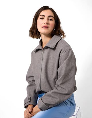 Blouson - Oversized fit - grijs