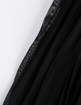 Gonna -  Pieghe - nero