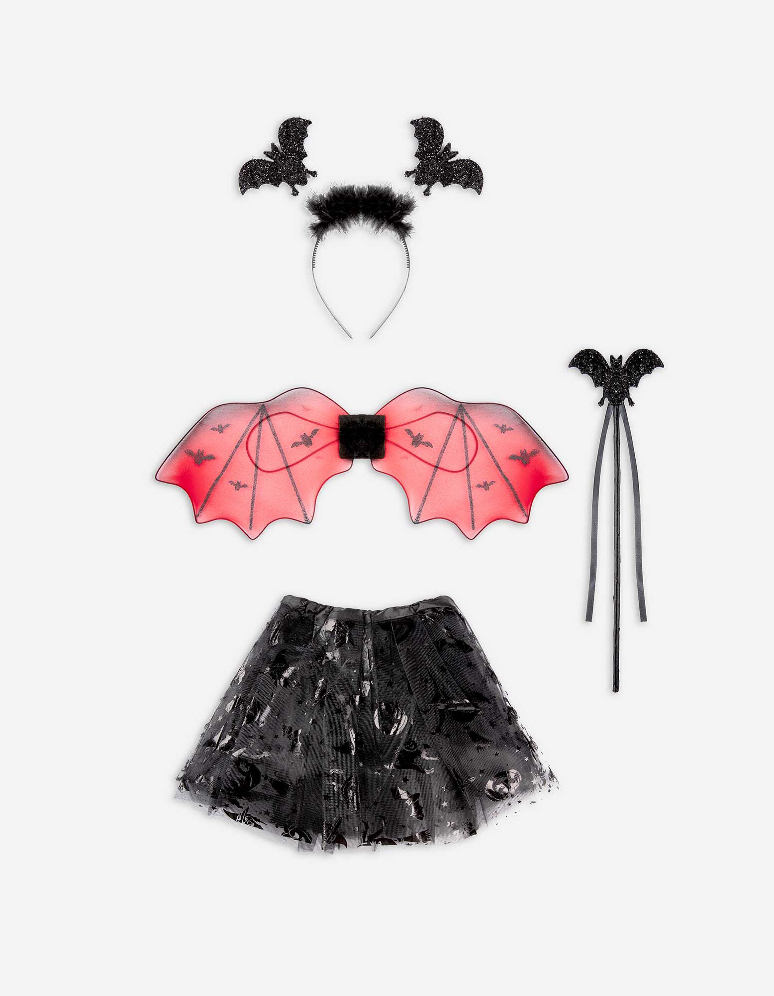 Kost&uuml;m - Halloween - Schwarz