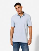 Polo - Unicolore - Bleu clair