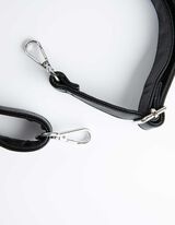 Borsa a tracolla - Similpelle - nero