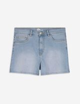 Shorts - High Waist - hellblau