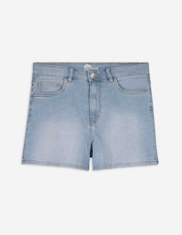 Shorts - High Waist - hellblau