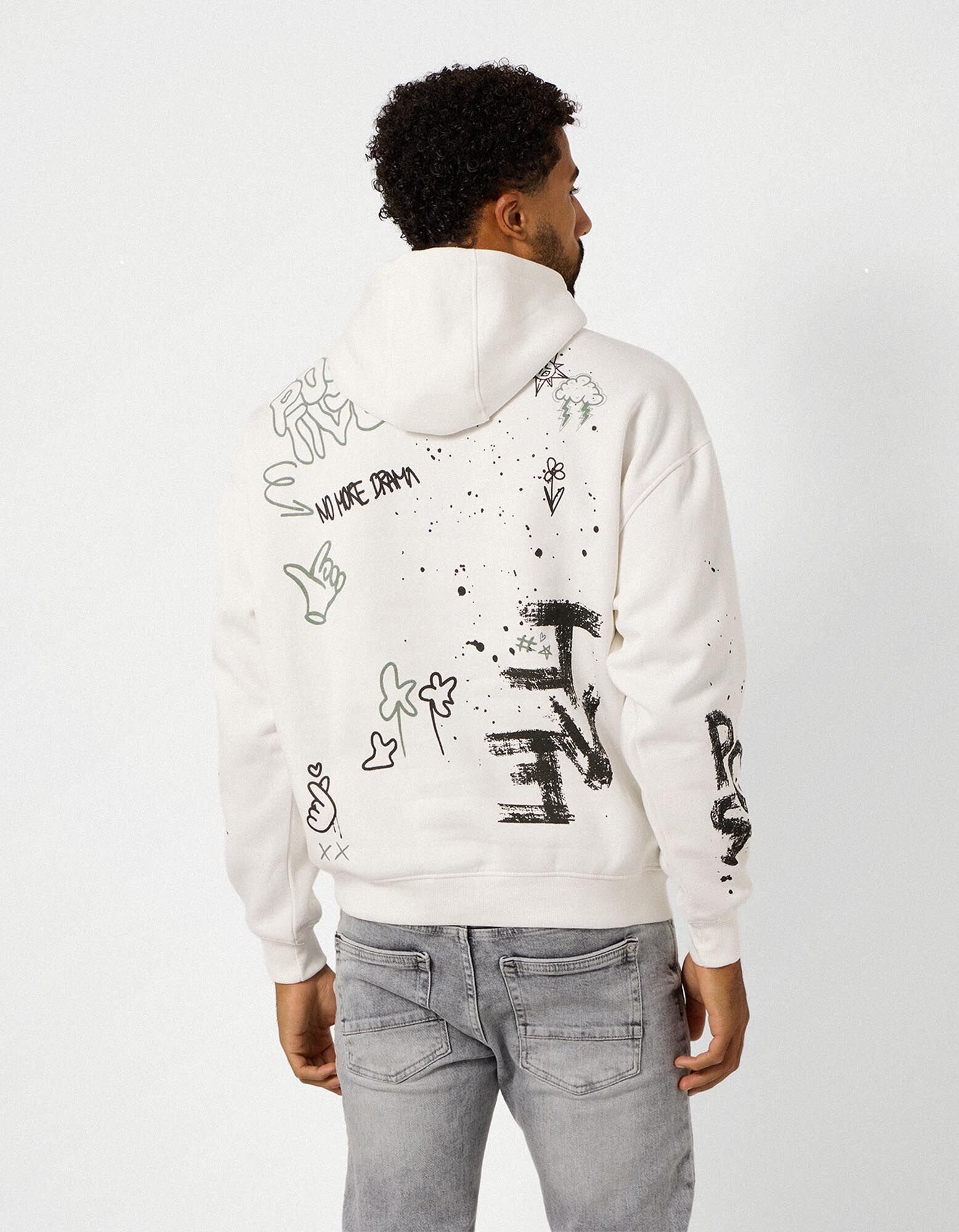 Sweatshirt - Print all-over - Off-White
