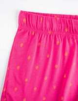 Rövid pizsamaalsó - Fodros szegéssel - pink