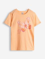 T-shirt - Voorkantprint - oranje