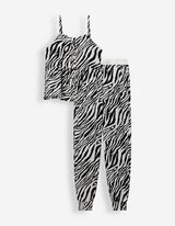 Set aus Top und Hose - 2er-Pack - wei&szlig;