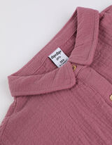 Set z šiat a legín - Mušelín - tmavocervena