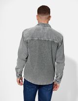 Hemd - Cord - dunkelgrün