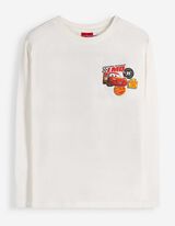 Langarmshirt - Cars - Off-White