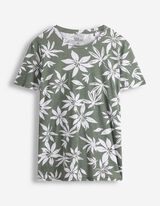 T-Shirt - Allover-Print - wei&szlig;