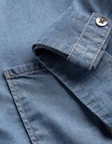 Halenka - Na&scaron;it&eacute; kapsy - svetle  modra