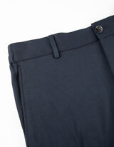 Pantalon - Plooi - donkerblauw