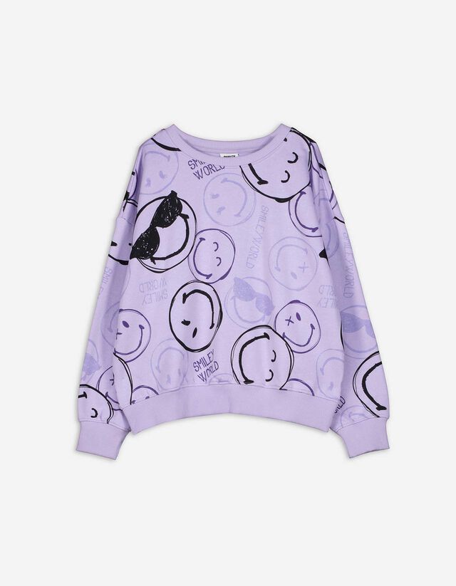 Sweatshirt - SmileyWorld® - lila