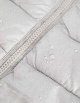 Pro&scaron;ivena jakna - Vodoodbojno - svijetlo siva