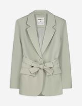 Blazer - einfarbig - dunkelgrün