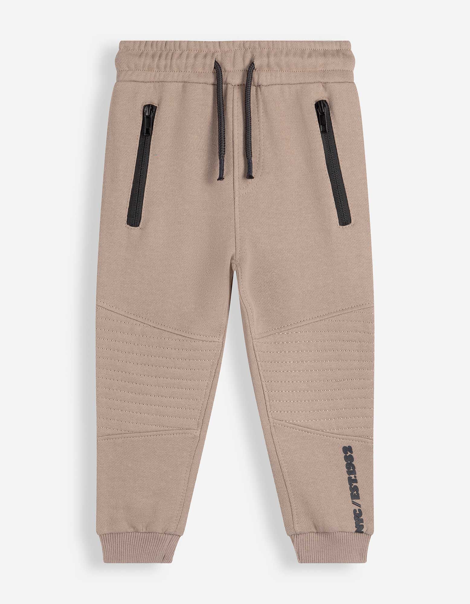 Jogginghose - Baumwolle - Taupe