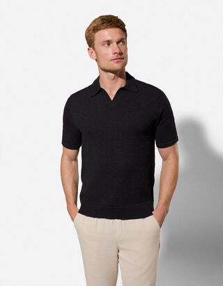 Poloshirt - Regular fit - zwart