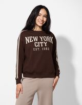 Bluză de trening - Sweat - Maro inchis