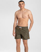 Kopalne hlače - Raztegljiv pas - temno zelena