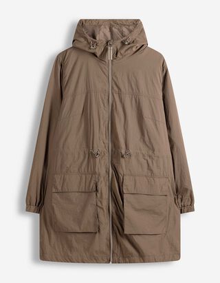 Outdoorjacke - einfarbig - braun