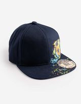 Basecap - Print - dunkelblau