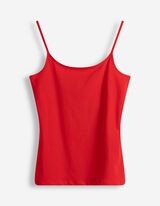 Top - einfarbig - rot