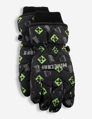 Skihandschuhe - Minecraft - Schwarz