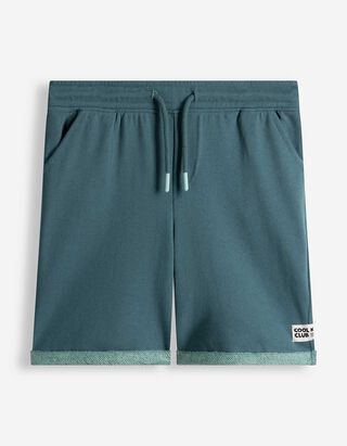 Shorts - Fixierter Beinumschlag - blau