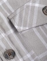 Hemd - Brusttasche - hellgrau