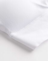 Bustier - &uuml;berwiegend nahtlos - wei&szlig;