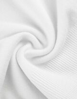 Pullover - Kurze Ärmel - weiß