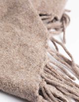 Bandana triangolare - Frange alle estremità - marrone