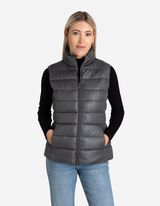 Tepitud vest - &uuml;hev&auml;rviline - tumehall