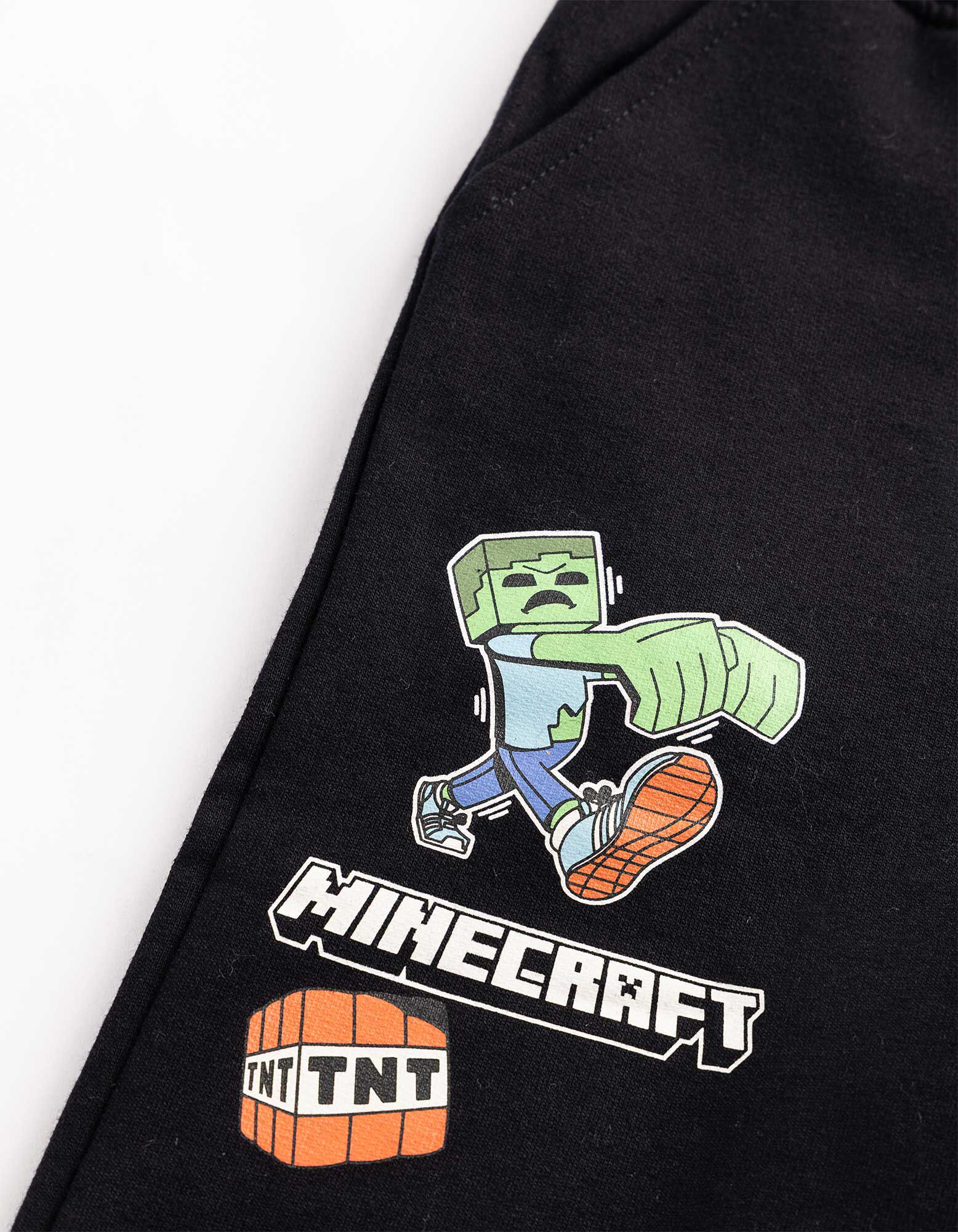 Joggingov&eacute; kalhoty - Minecraft - Čern&aacute;